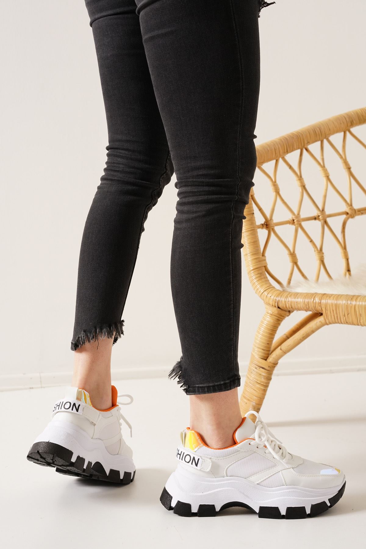 Coraline Beyaz Kadın Spor Ayakkabı