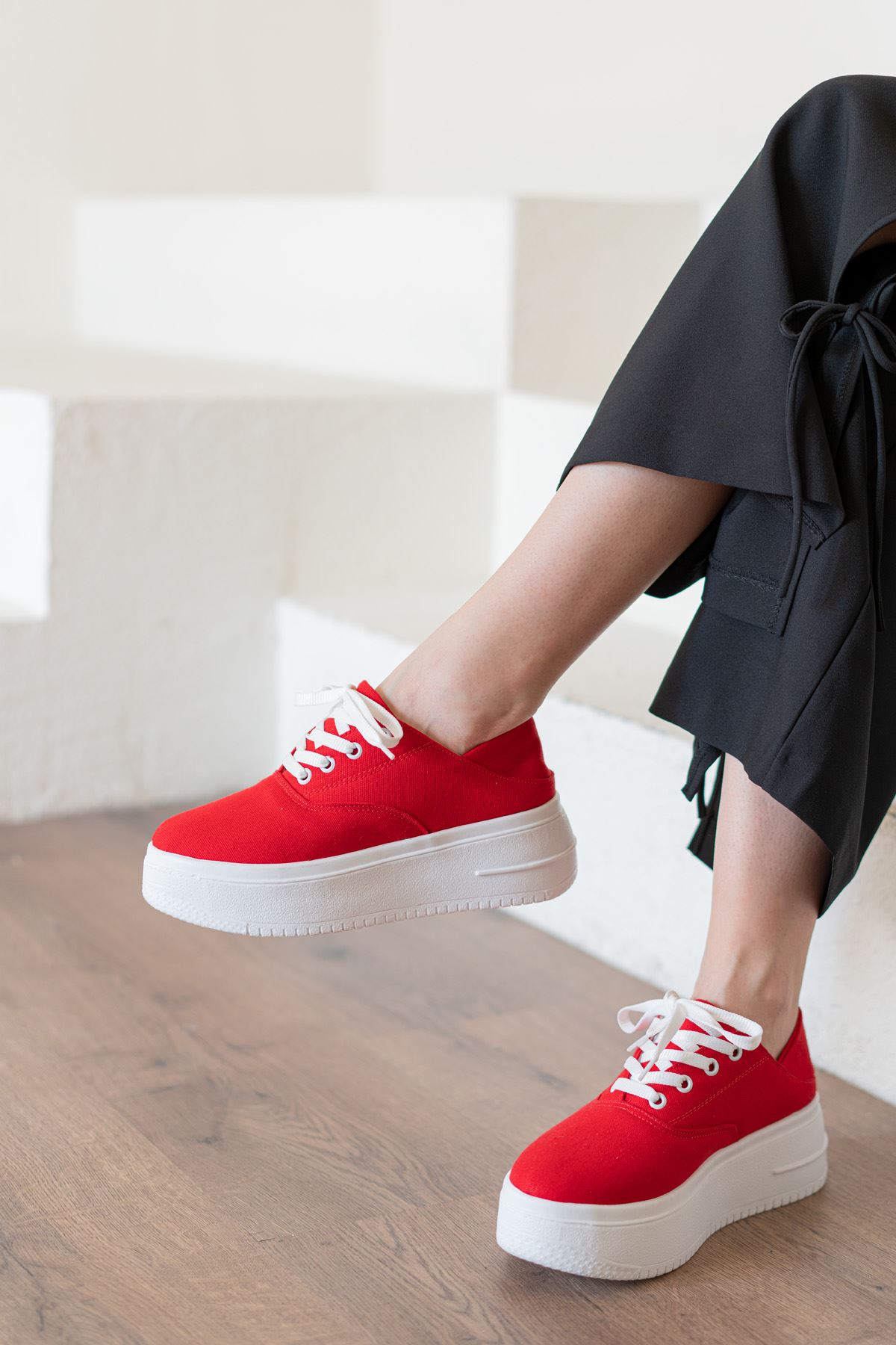 Rowena Kırmızı Kadın Spor Ayakkabı