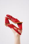 Camelia Kırmızı Topuklu Kadın Ayakkabı