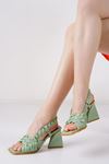 Camelia Mint Yeşil Topuklu Kadın Ayakkabı