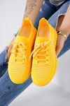 Venüs Sarı Triko Kadın Spor Ayakkabı