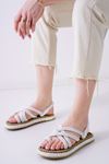 Summer Beyaz Halat Kadın Sandalet